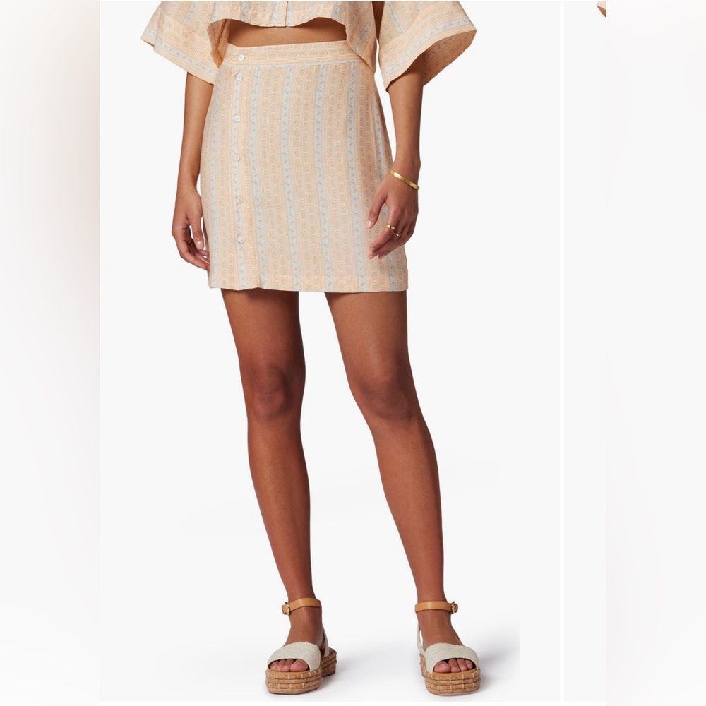 Joie Della Mixed Print Miniskirt sz4. $228